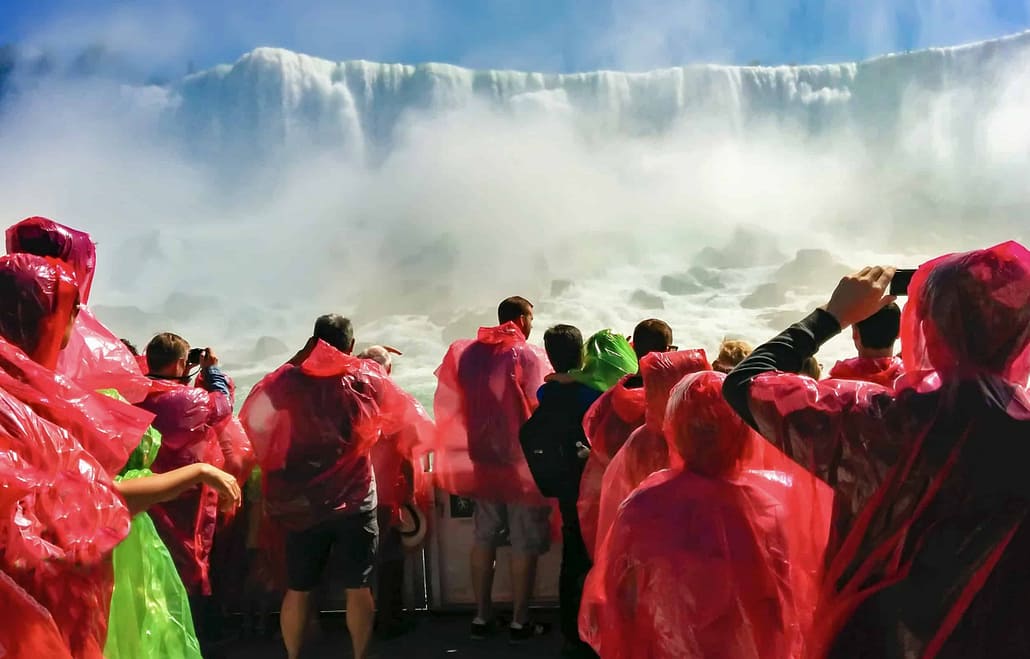 From Toronto: Niagara Falls Day Tour 5 Passengers on the Hornblower Boat Cruise