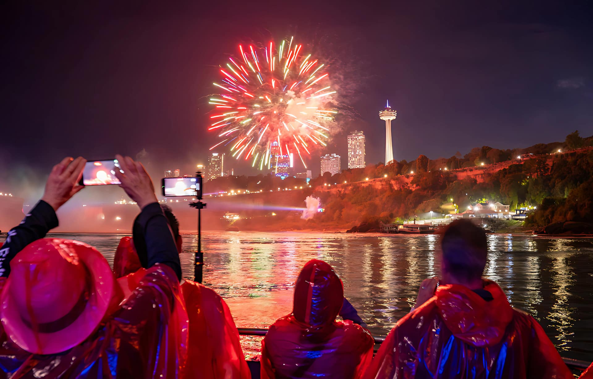 Niagara Falls Tours From Toronto Fireworks Cruise
