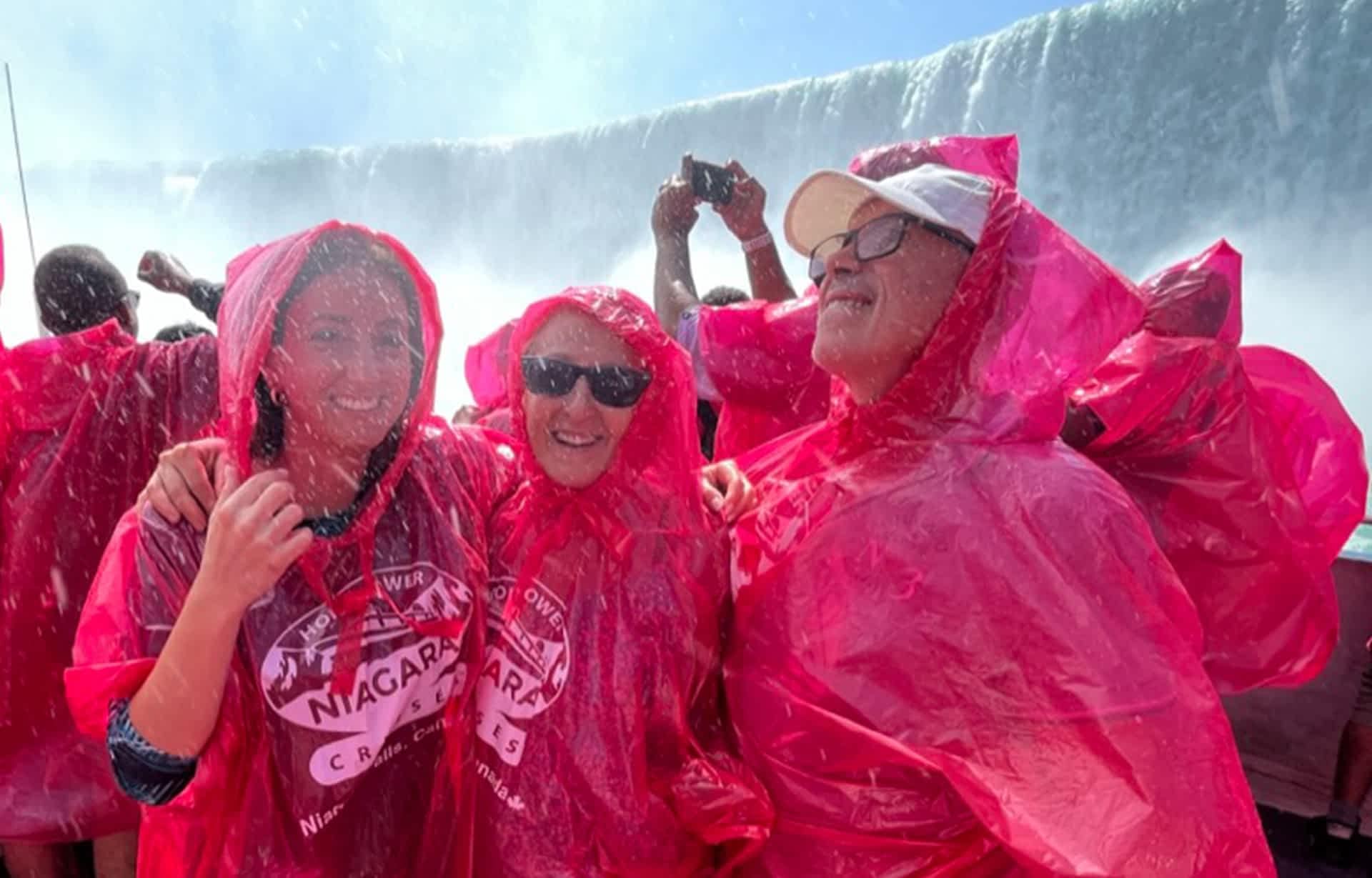 Family Photo at the Niagara City Cruises (Hornblower) Boat Ride