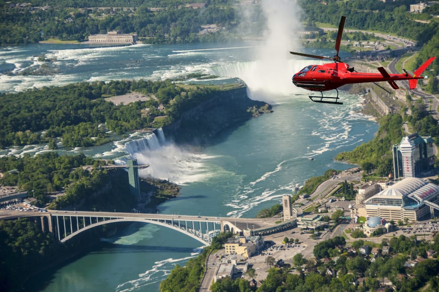 Niagara Falls Helicopter Tour 2 Flying Over Niagara Falls