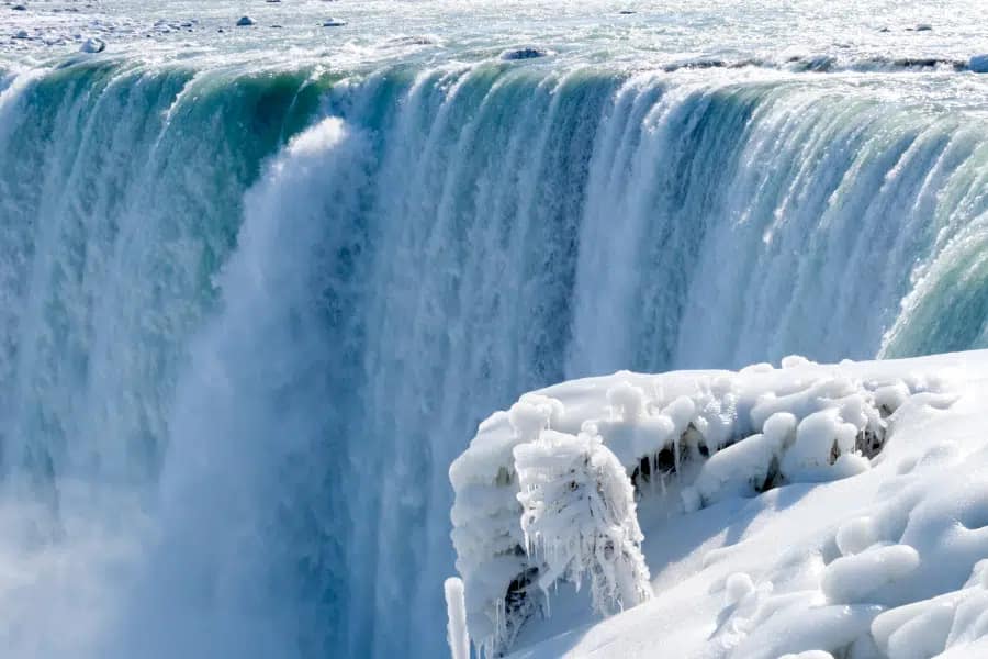 Best Things to Do at Niagara Falls During the Winter 1 Watch the Frozen Majesty of the Falls
